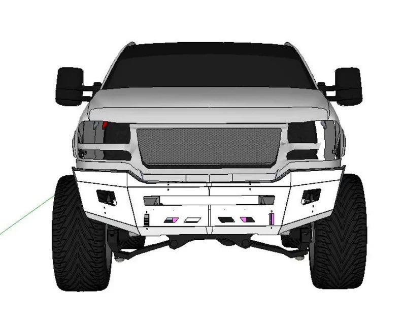 2003 - 2006 GMC 2500/3500 off-road Front Bumper